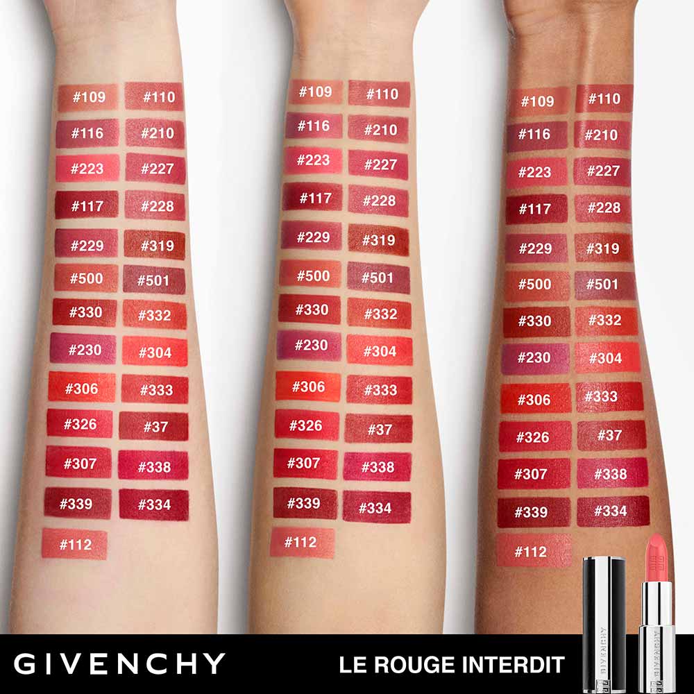 Batom Givenchy Le Rouge Interdit Intense Silk